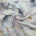 100% Polyester Floral Pattern Recycled Chiffon Cloth